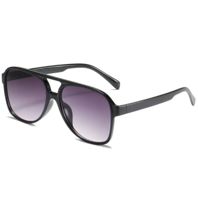 Oversized Square Aviator Sunglasses - Retro Style - Image 5