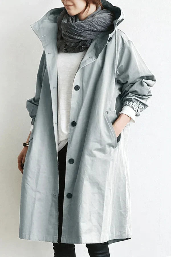 Oversized Waterproof Windbreaker Jacket – Lightweight, Practical and Elegant
