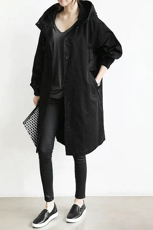 Oversized Waterproof Windbreaker Jacket – Lightweight, Practical and Elegant