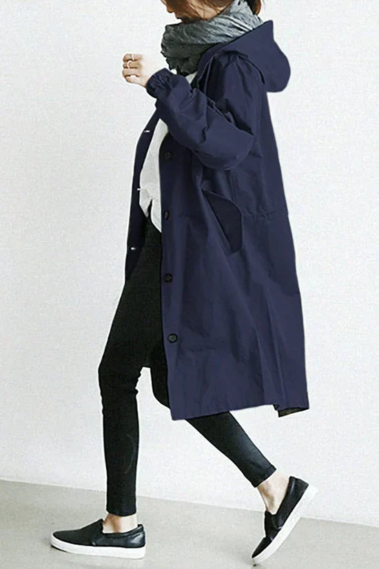 Oversized Waterproof Windbreaker Jacket – Lightweight, Practical and Elegant