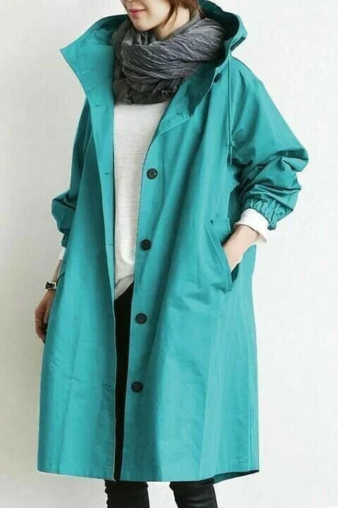 Oversized Waterproof Windbreaker Jacket – Lightweight, Practical and Elegant