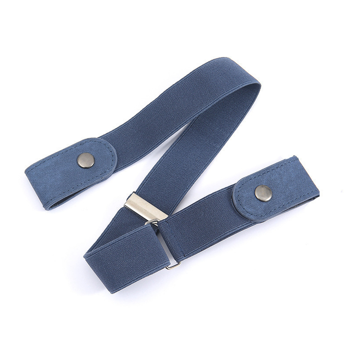 Pack of 2 Buckle-Free Elastic Waist Belts | Flat &amp; Pressure-Free Stretch Belts