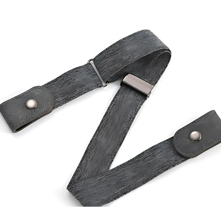 Pack of 2 Buckle-Free Elastic Waist Belts | Flat &amp; Pressure-Free Stretch Belts
