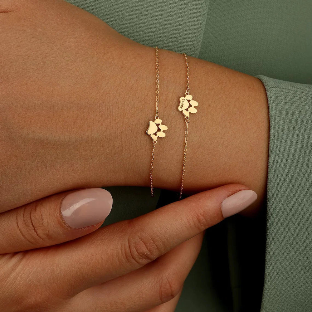 PawBracelet | Customizable Paw Print as a Symbol of Love