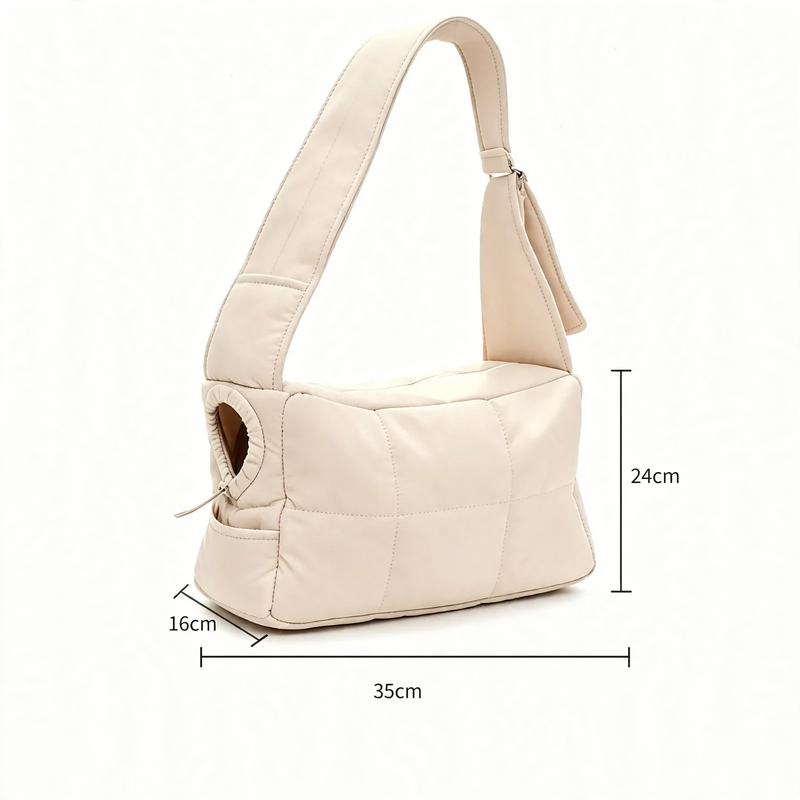 Pet Carrier Shoulder Bag with Cartoon Design