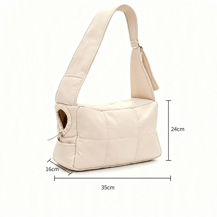 Pet Carrier Shoulder Bag with Cartoon Design