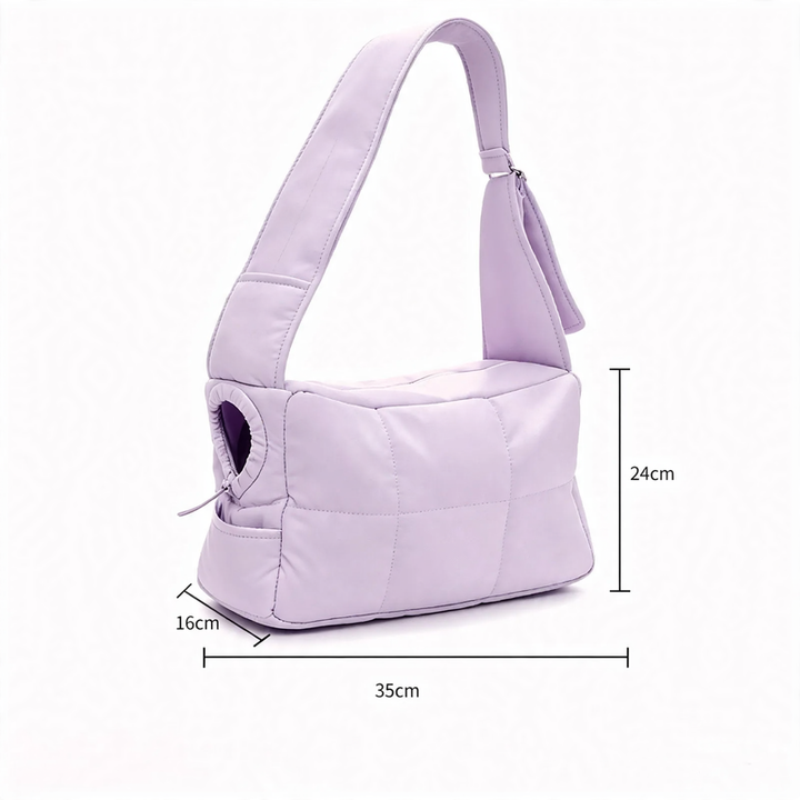 Pet Carrier Shoulder Bag with Cartoon Design