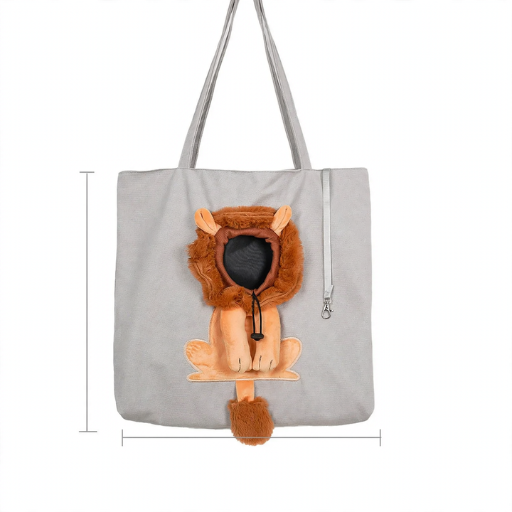 Pet Carrier Shoulder Bag with Cartoon Design
