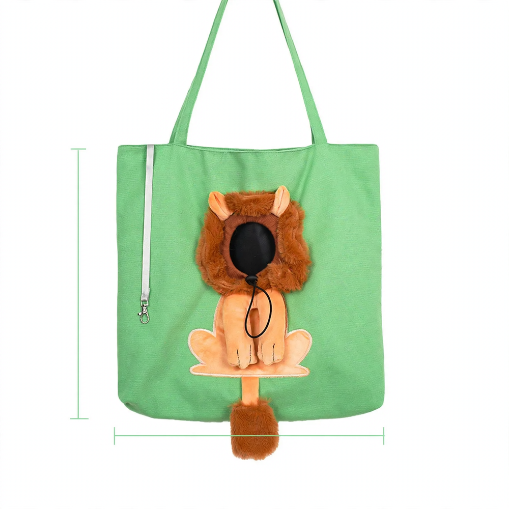 Pet Carrier Shoulder Bag with Cartoon Design