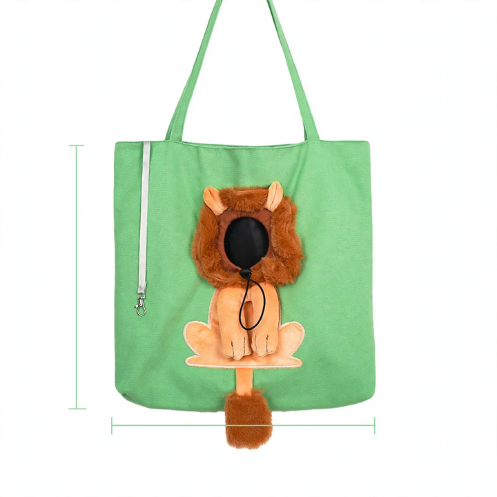 Pet Carrier Shoulder Bag with Cartoon Design