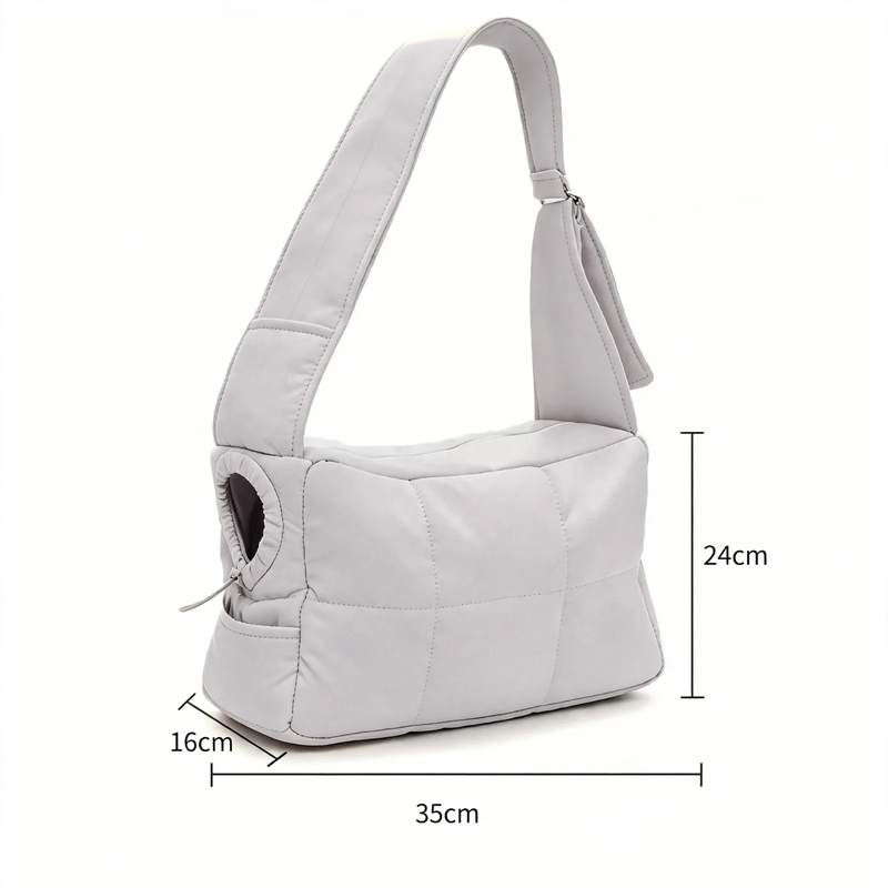 Pet Carrier Shoulder Bag with Cartoon Design