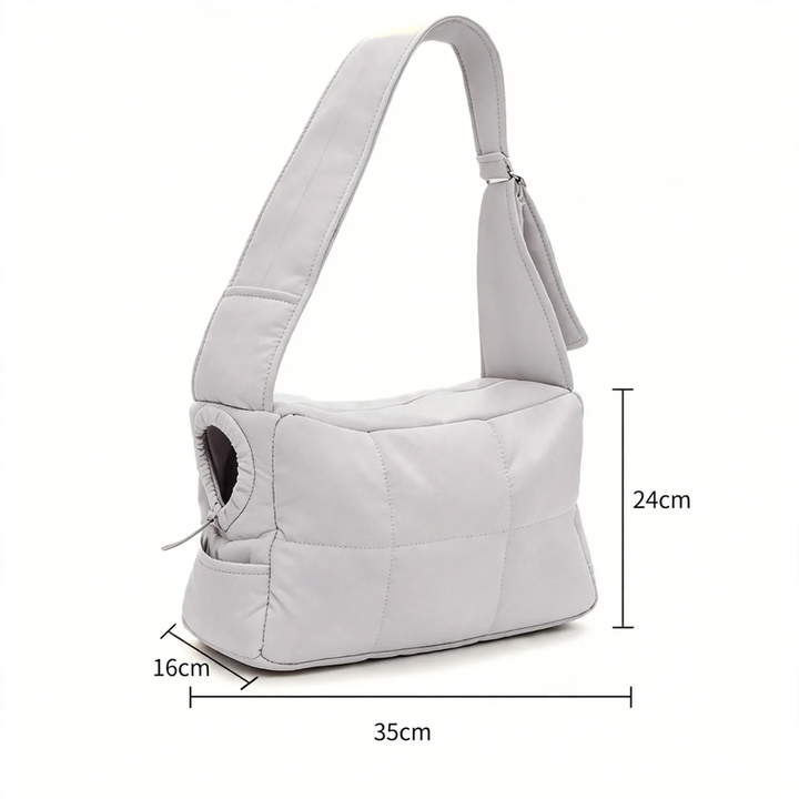 Pet Carrier Shoulder Bag with Cartoon Design