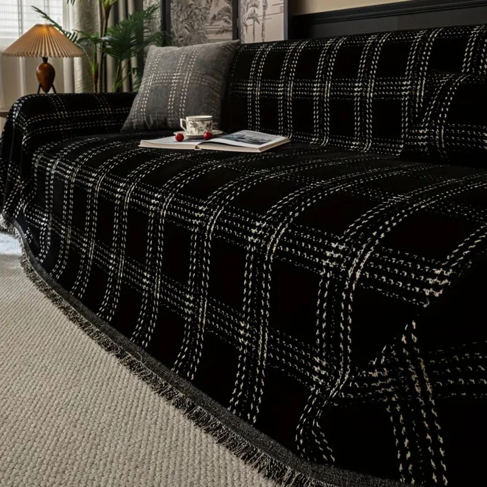 Plaid Sofa Cover