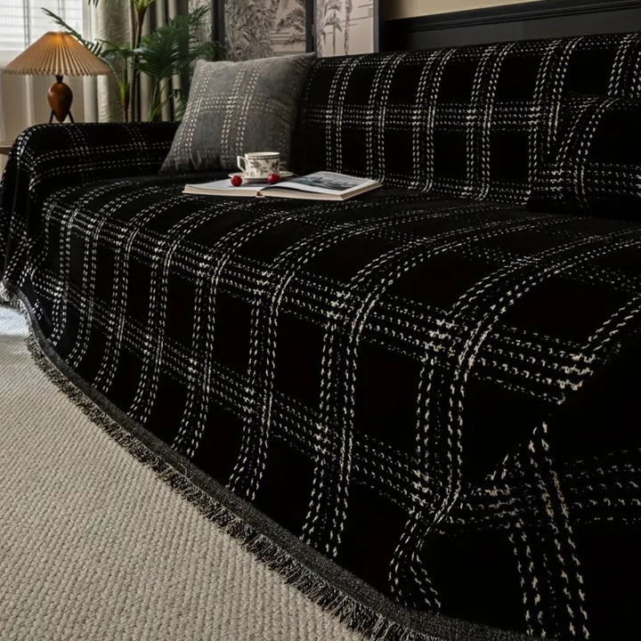 Plaid Sofa Cover