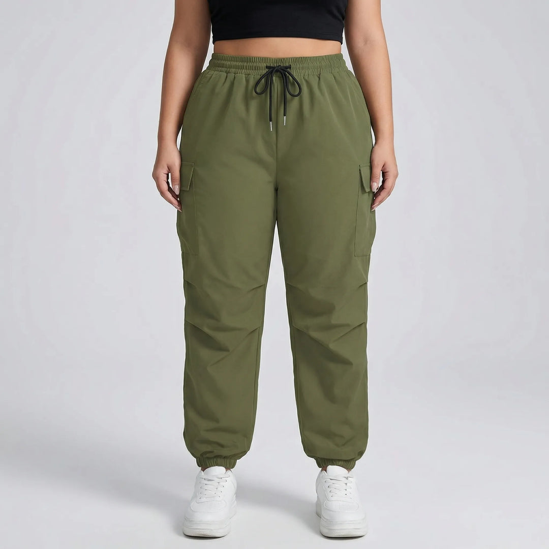 Plus Size Cargo Jogger Pants