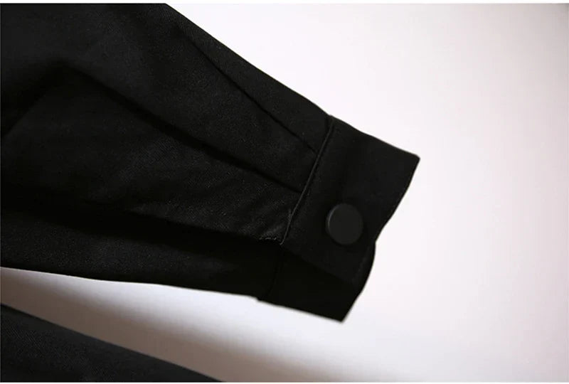 Plus-Size Hooded Windbreaker Coat