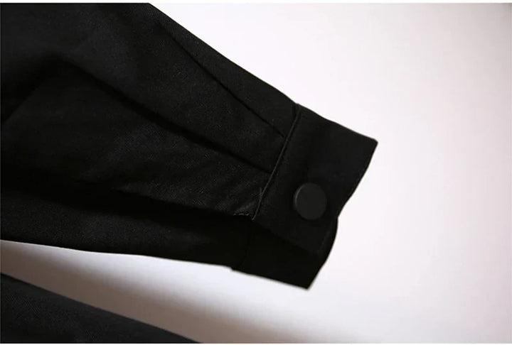 Plus-Size Hooded Windbreaker Coat