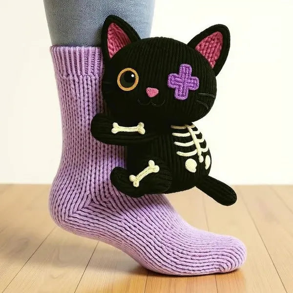 Plush Animal Socks
