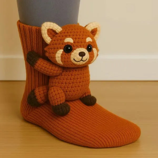 Plush Animal Socks