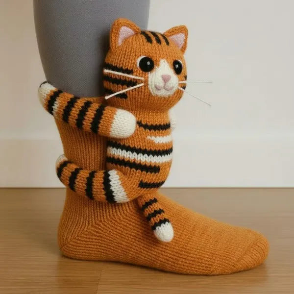 Plush Animal Socks