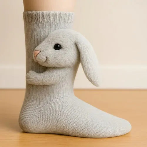 Plush Animal Socks