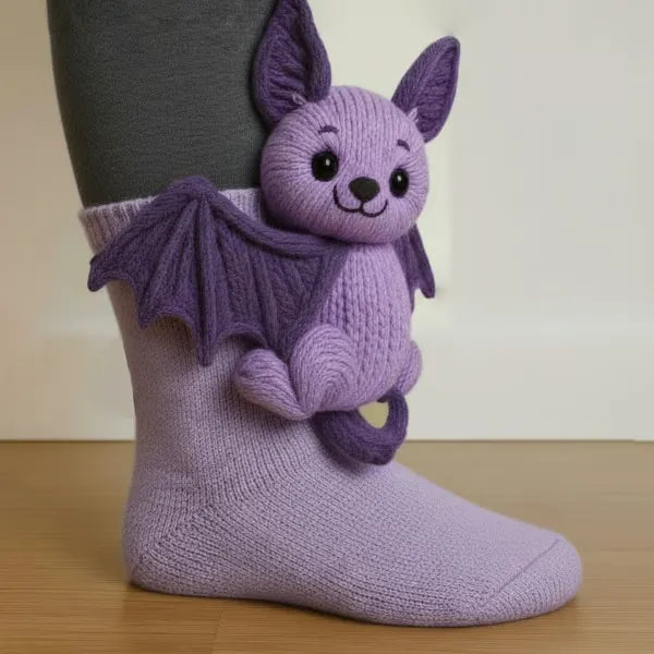 Plush Animal Socks