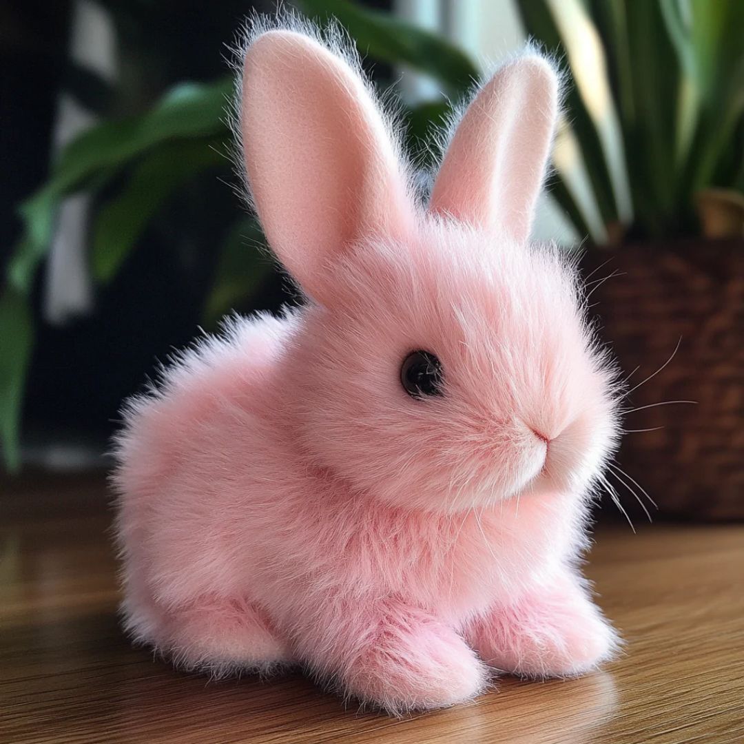 Plush Bunny Toy with Realistic Movements – Cute Companion for Kids and Adults