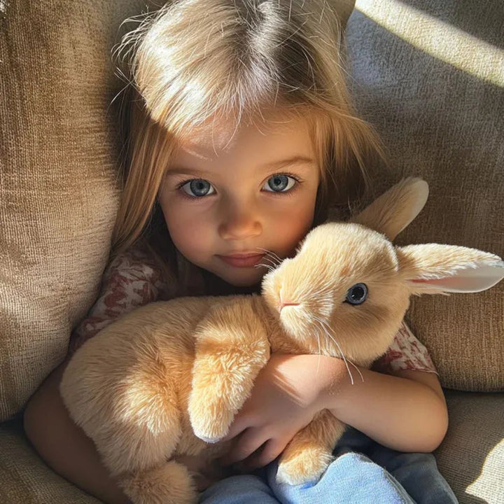 Plush Bunny Toy with Realistic Movements – Cute Companion for Kids and Adults