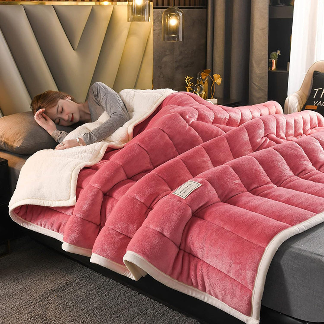 Plush Fleece Blanket | Extra Warm, Non-Electric &amp; Machine Washable