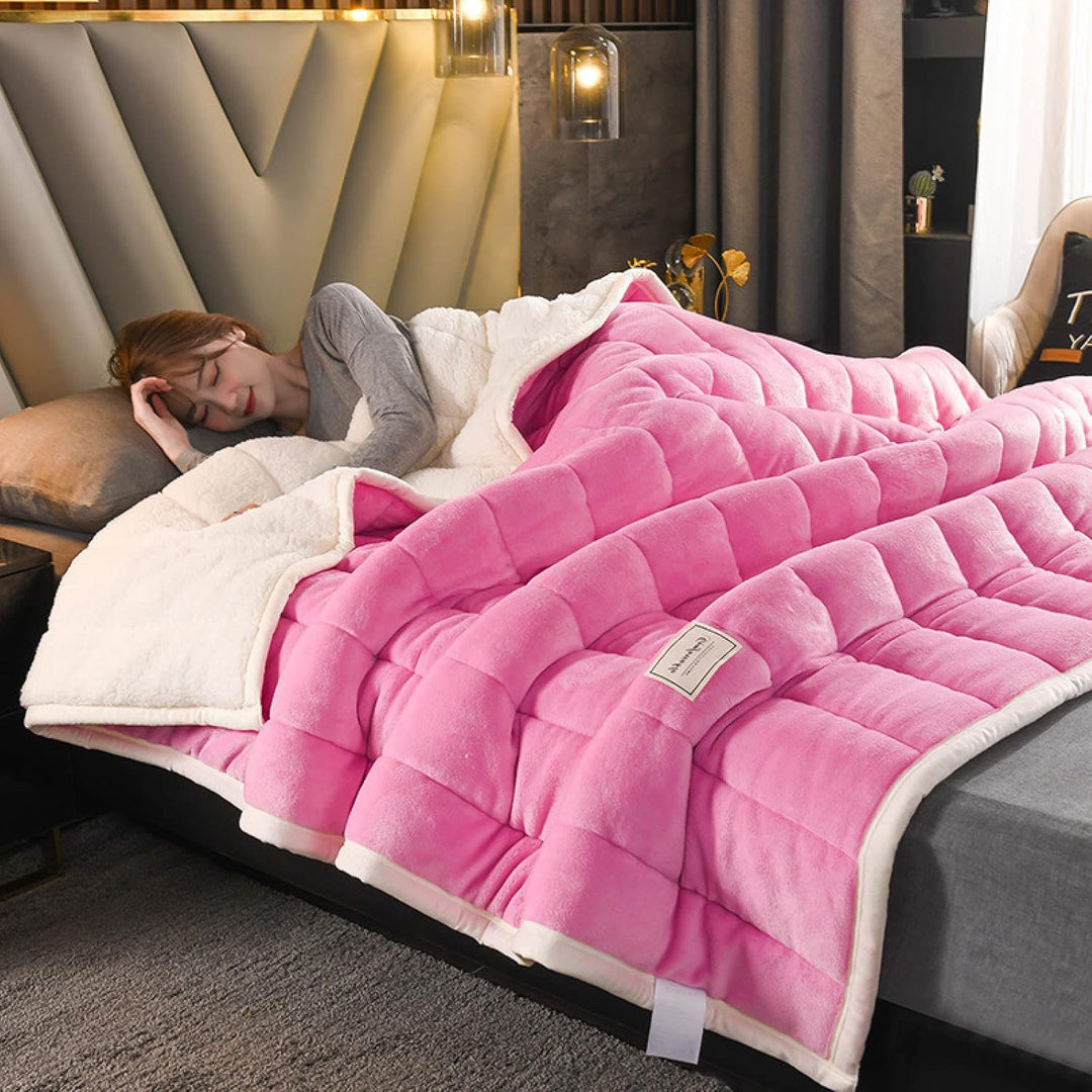 Plush Fleece Blanket | Extra Warm, Non-Electric &amp; Machine Washable