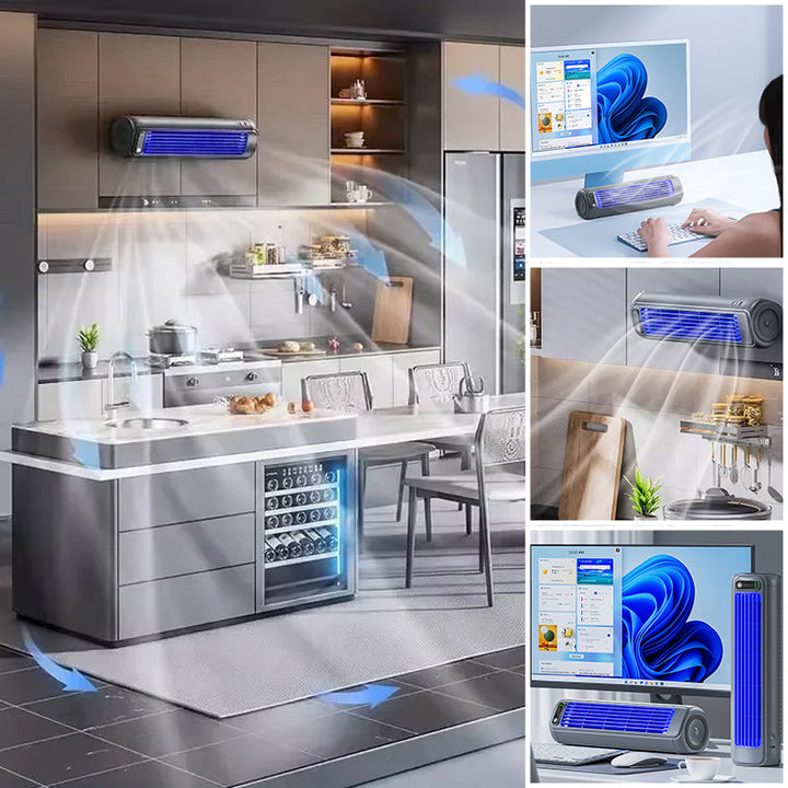 Portable Air Cooler | Wall-Mountable, Fast Cooling &amp; Long-Lasting Battery for Home and Office Use | Niki