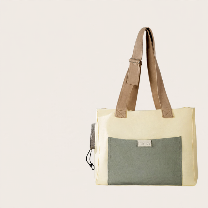 Portable Canvas Pet Carrier Bag with Viewing Window