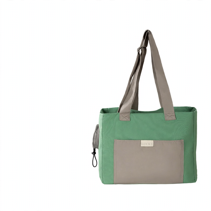 Portable Canvas Pet Carrier Bag with Viewing Window