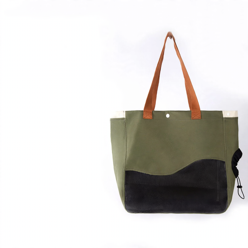 Portable Canvas Pet Carrier Bag with Viewing Window