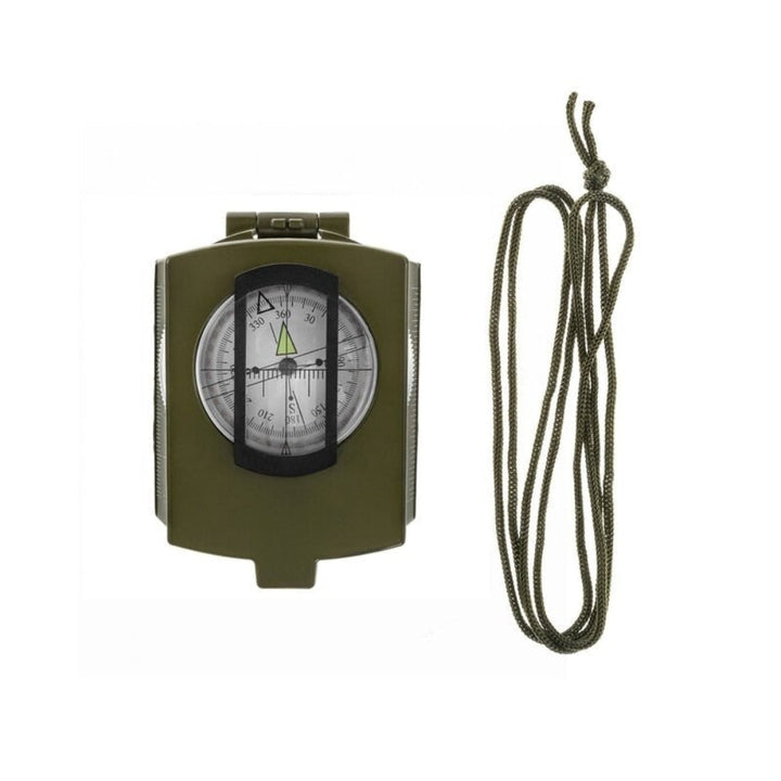 Portable Lensatic Compass for Outdoor Hiking and Navigation