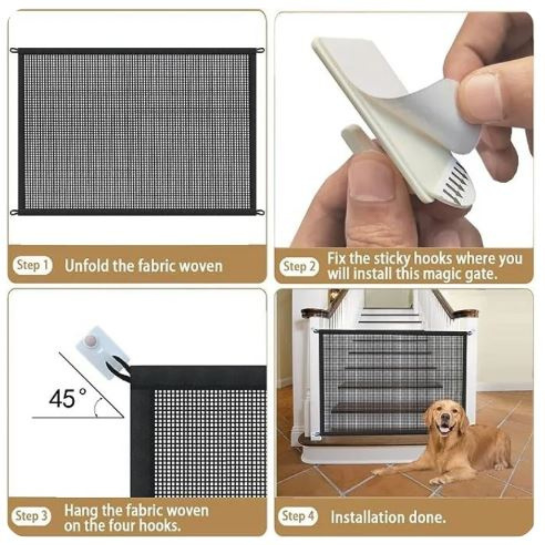 Portable Pet Safety Gate Guard