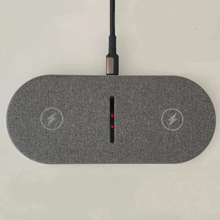 POWERDOCK – 40W Wireless Charging Station for iPhone, AirPods &amp; Samsung