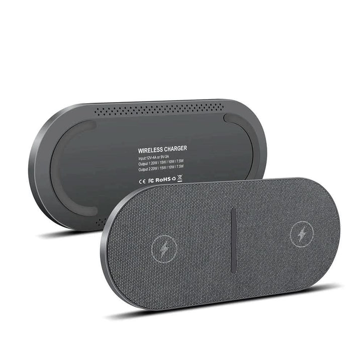 POWERDOCK – 40W Wireless Charging Station for iPhone, AirPods &amp; Samsung
