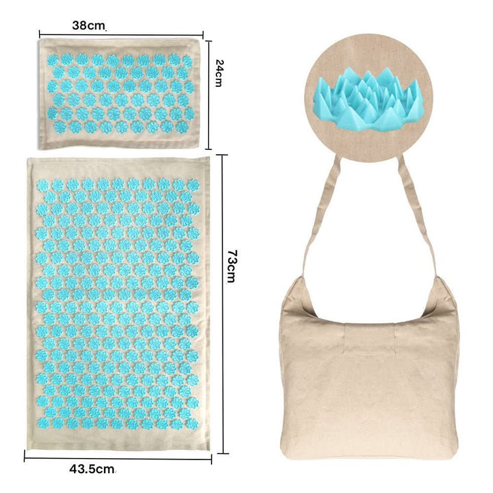 PRESSUREASE – Acupressure Mat for Natural Pain Relief and Relaxation