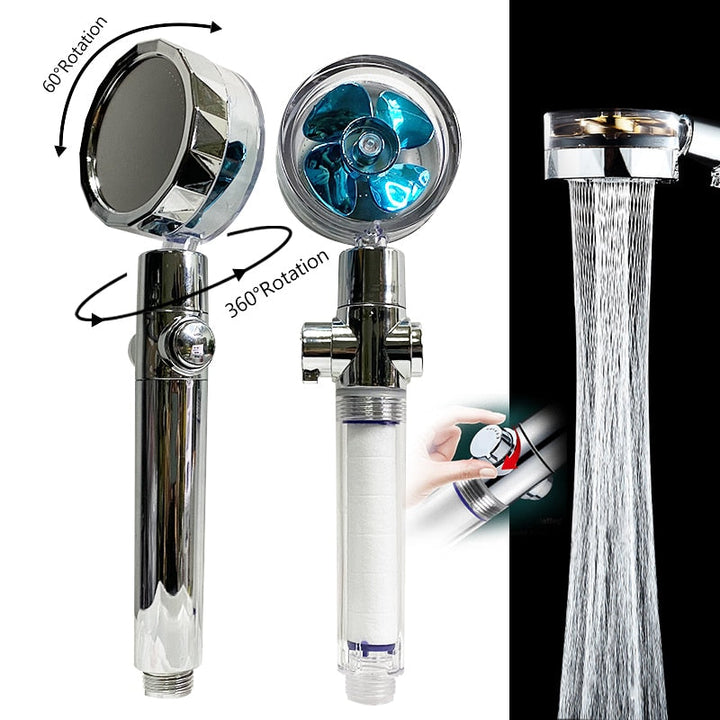 Pro 360° Rotating High-Pressure Handheld Shower Head