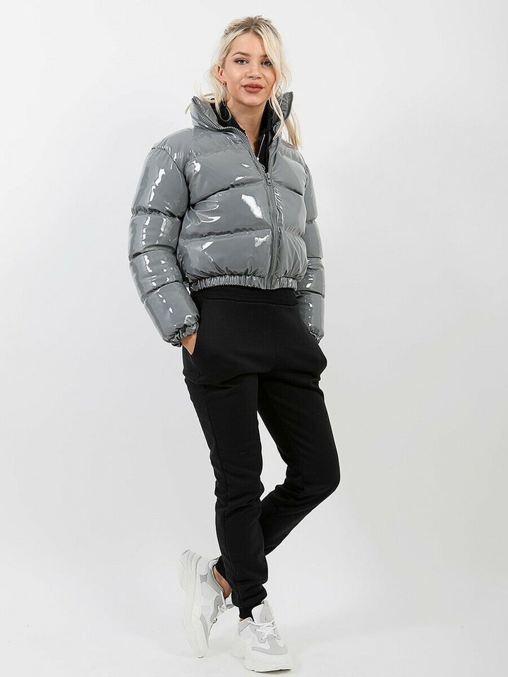 Puffer Bomber Jacket Ideal for Winter