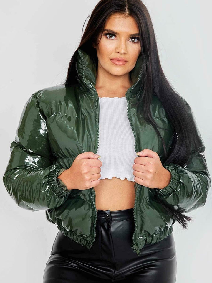 Puffer Bomber Jacket Ideal for Winter