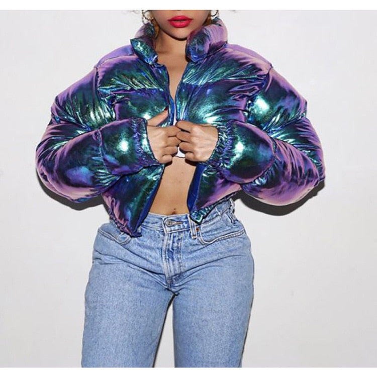 Puffer Bomber Jacket Ideal for Winter