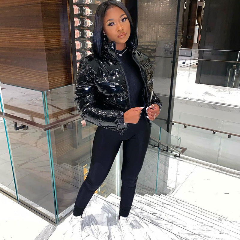Puffer Bomber Jacket Ideal for Winter
