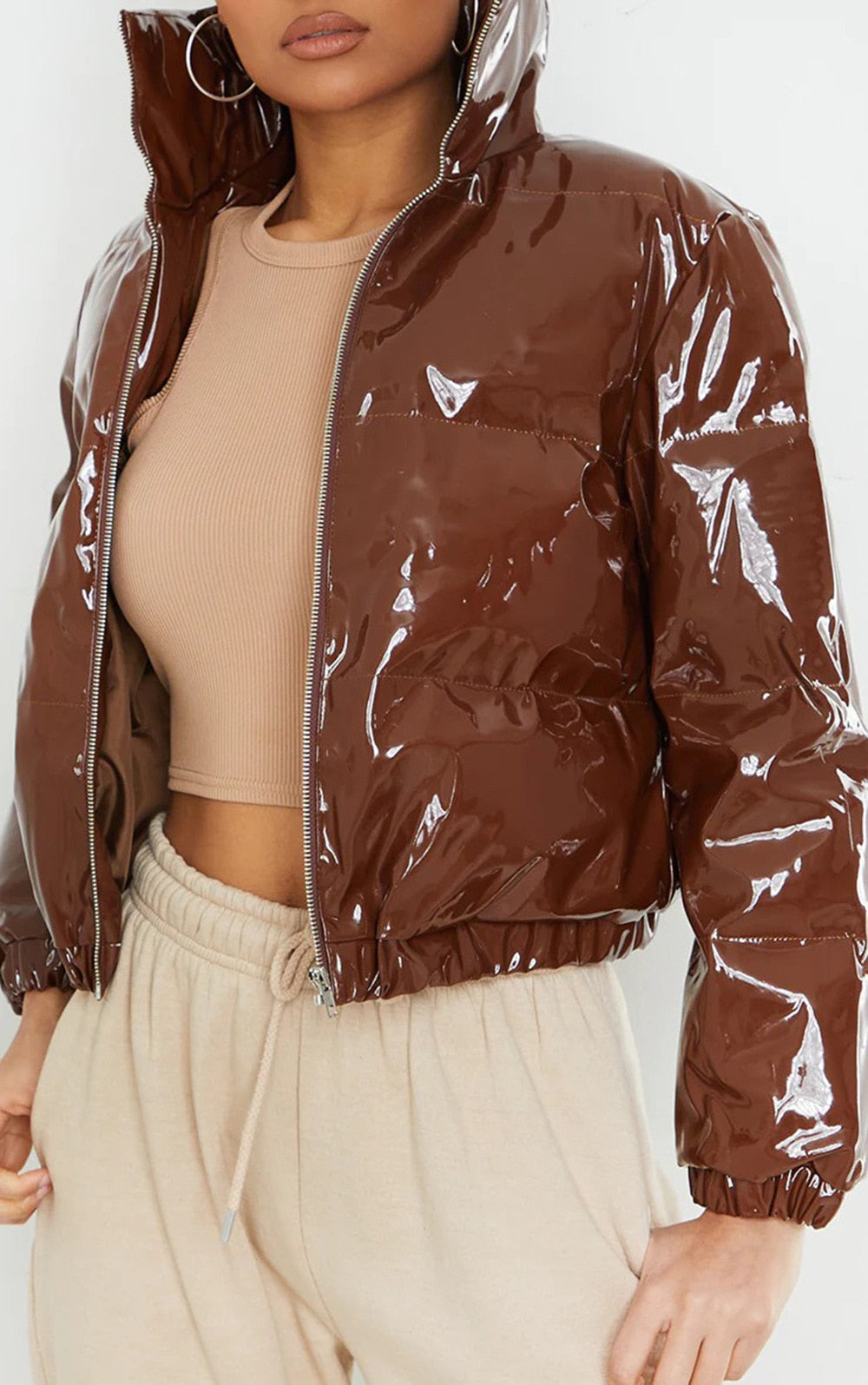 Puffer Bomber Jacket Ideal for Winter