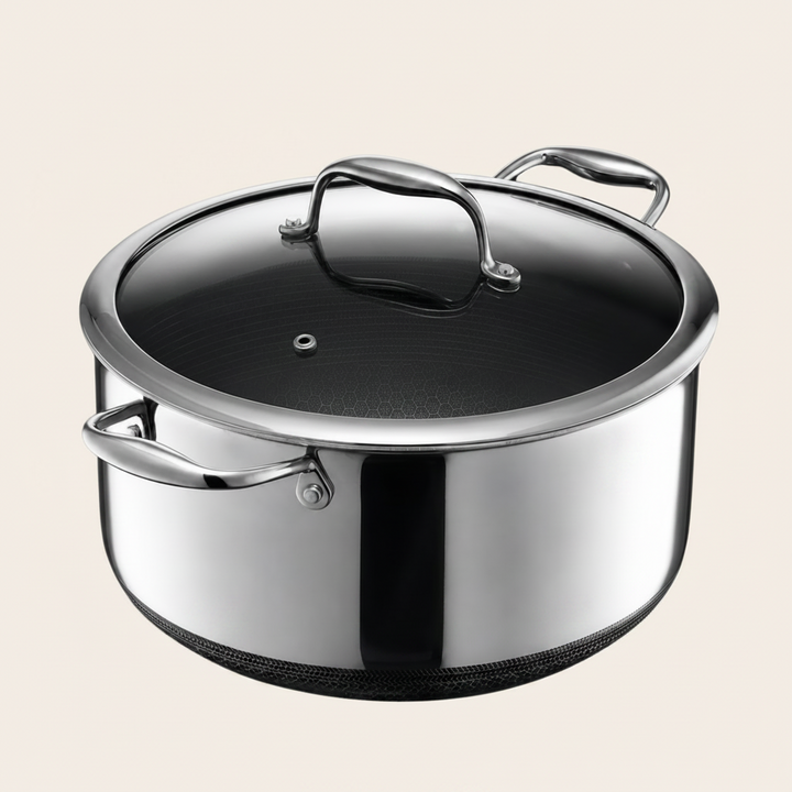 Pure Titanium Pot with Glass Lid