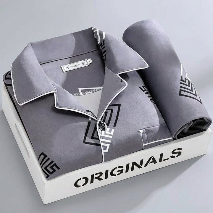 Pyjama Set with Button-Up Shirt