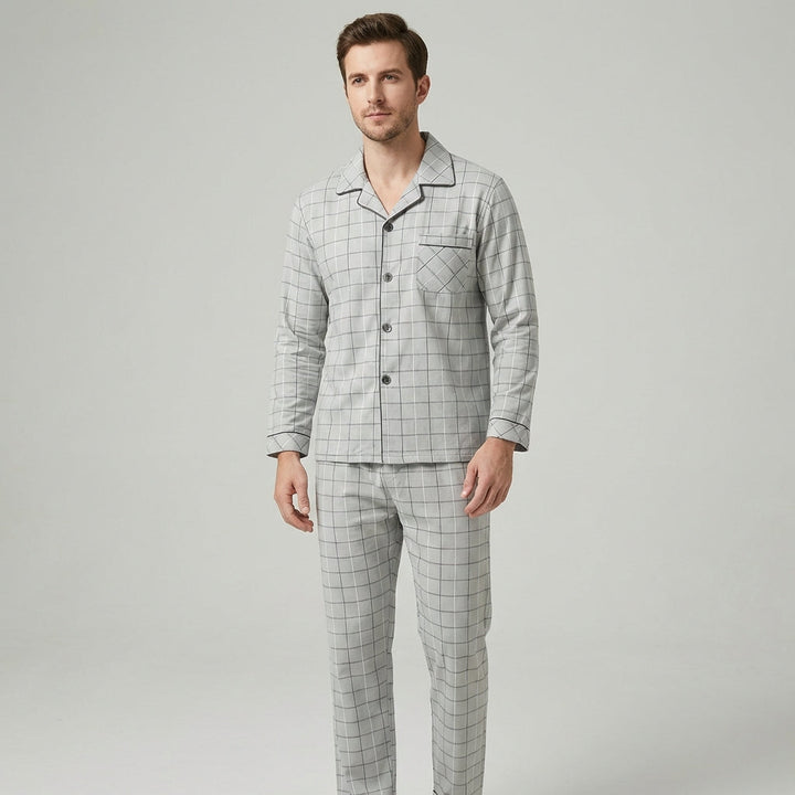 Pyjama Set with Button-Up Shirt