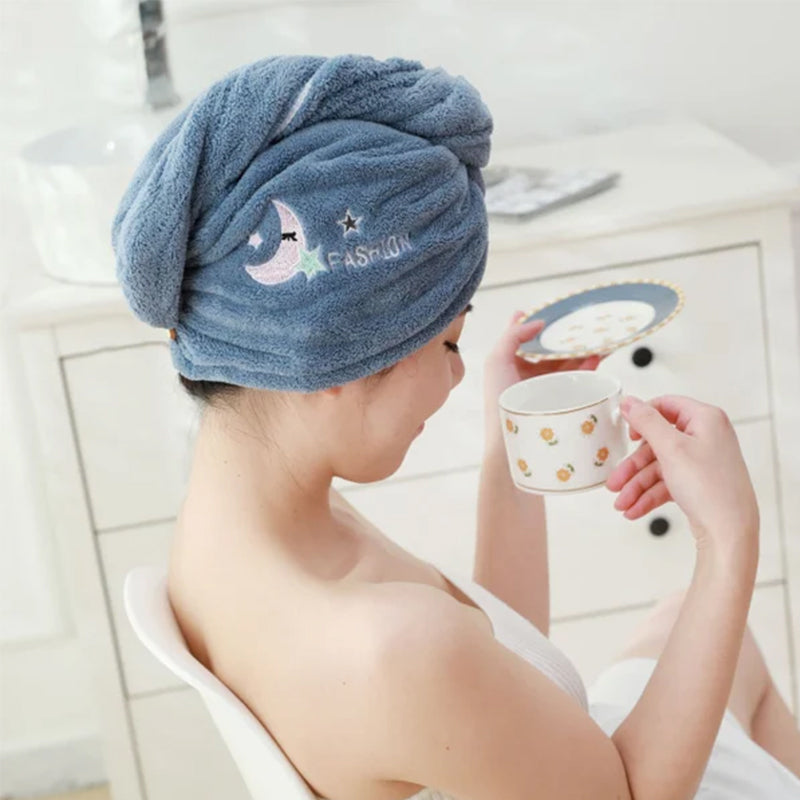 Quick-Drying Hair Towel Wrap - Super Absorbent | Protects Hair