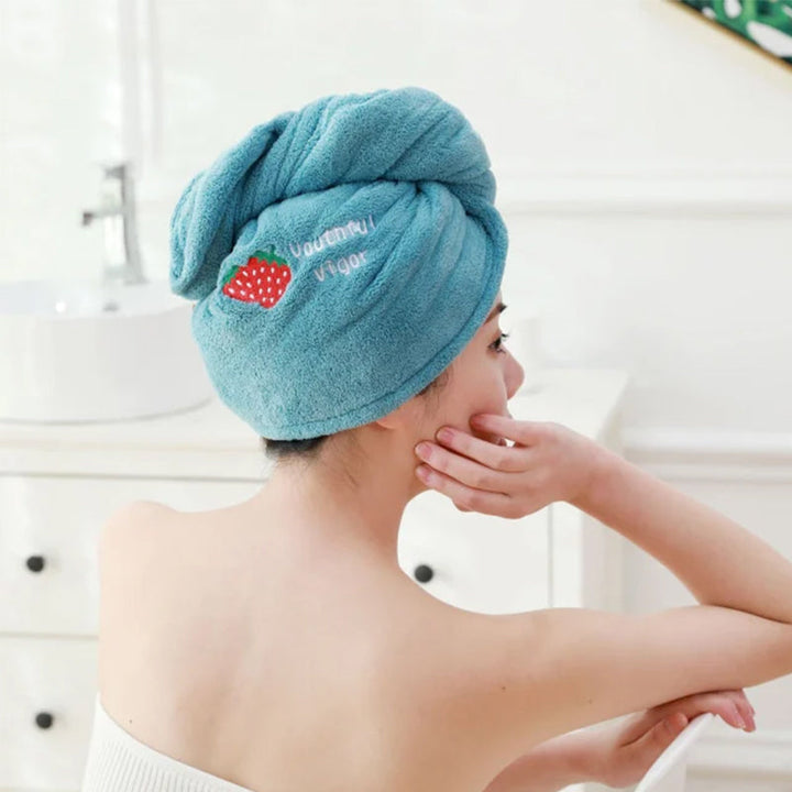 Quick-Drying Hair Towel Wrap - Super Absorbent | Protects Hair
